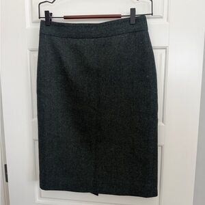 J. Crew Heather Green No 2 Pencil Skirt
